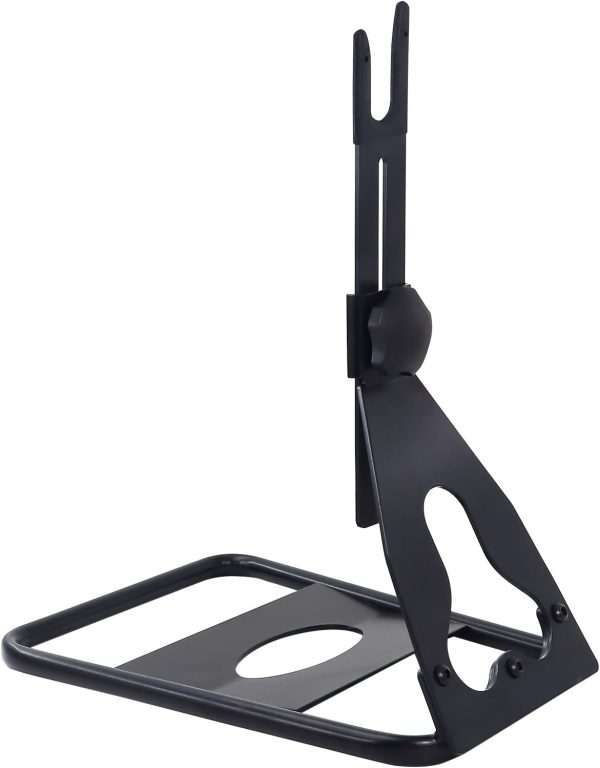 Floor-Standing Bike Stand — Wheel-Securing Design; Height-Adjustable; Steel Construction; Suitable for Indoor, Outdoor, & Garage Parking