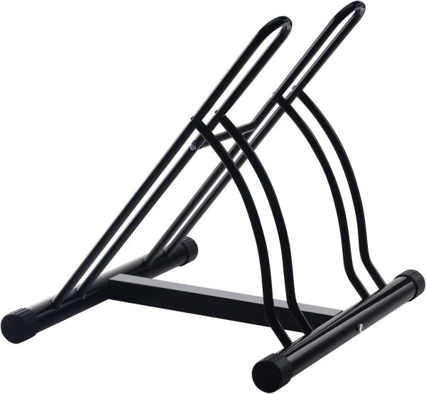 Bike Rack | Double-Slot Stand (For MTB, Road, or Kids' Bikes) | Indoor/Outdoor Steel Storage Rack